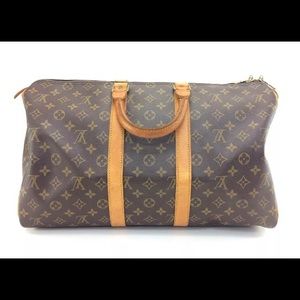 ⛔️SOLD⛔️Auth Louis Vuitton Keepall monogram 45 bag